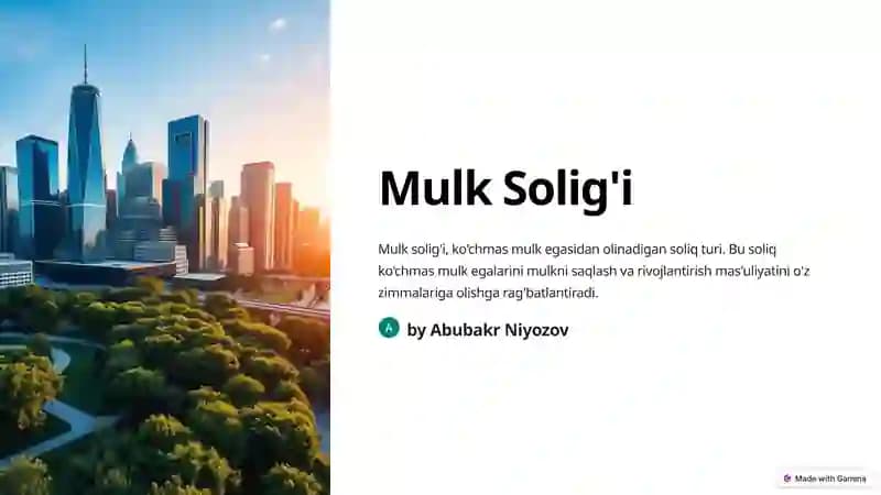 Mulk Solig'i