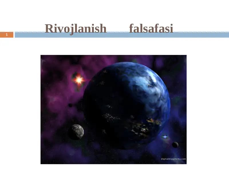 Rivojlanishning umumiy qonunlari