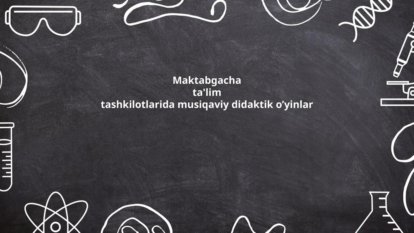 Musiqaviy Didaktik O'yinlar