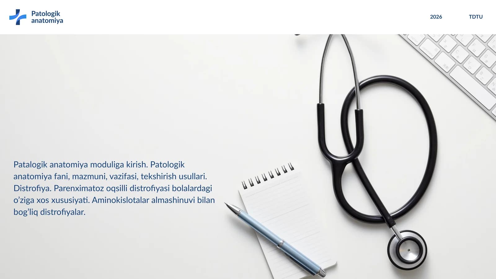 Patologik anatomiya moduliga kirish
