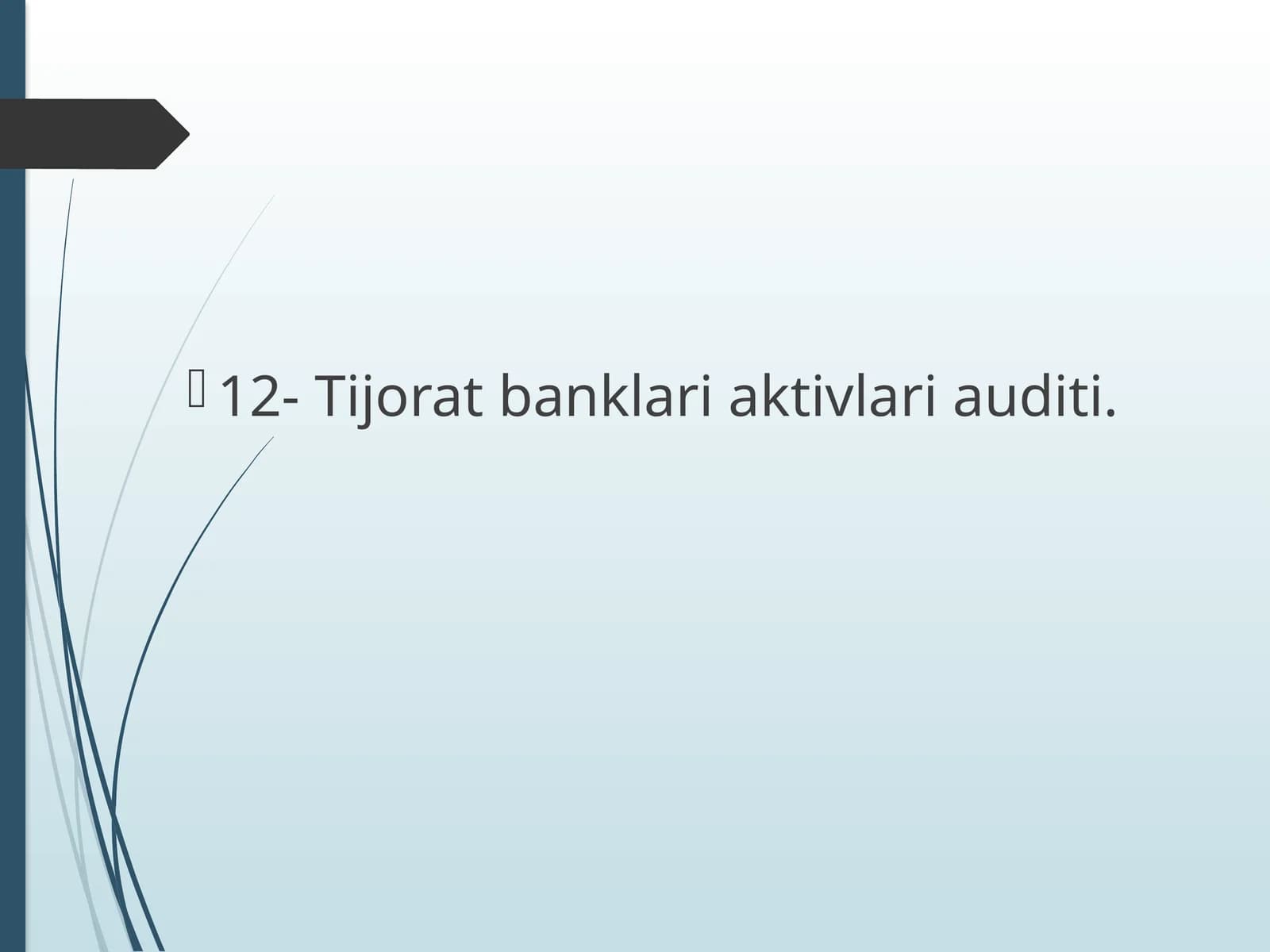 Kassa operatsiyalari auditi