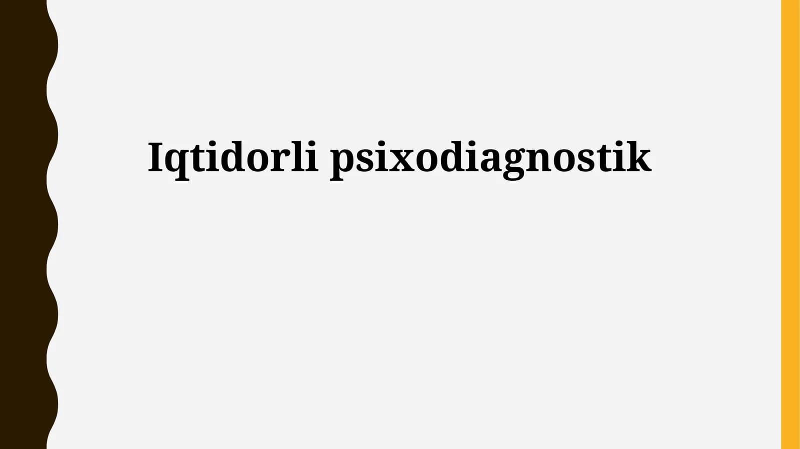 Iqtidorli psixodiagnostik