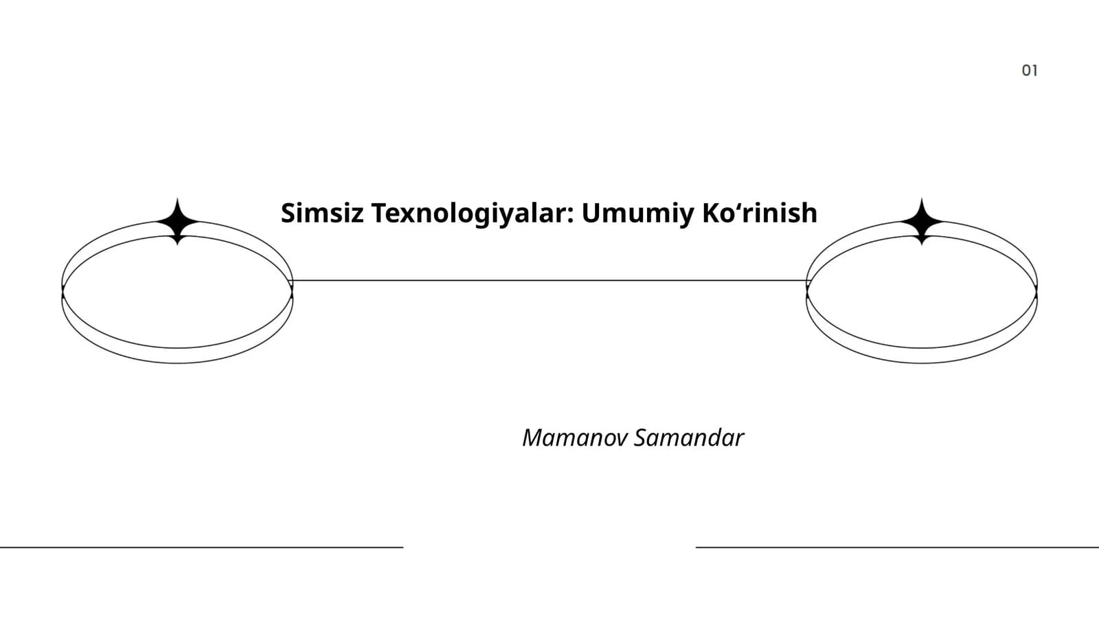 Simsiz Texnologiyalar: Umumiy Koʻrinish