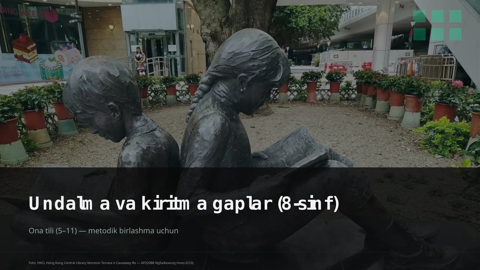 Undalma va kiritma gaplar (8-sinf)