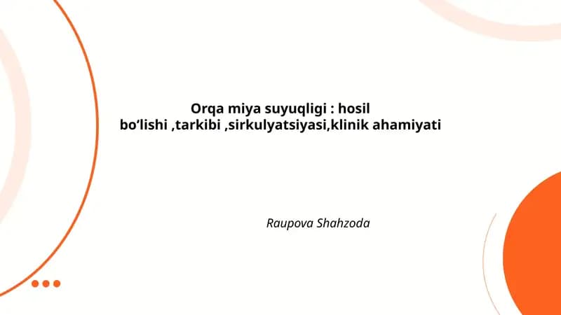 Orqa miya suyuqligi