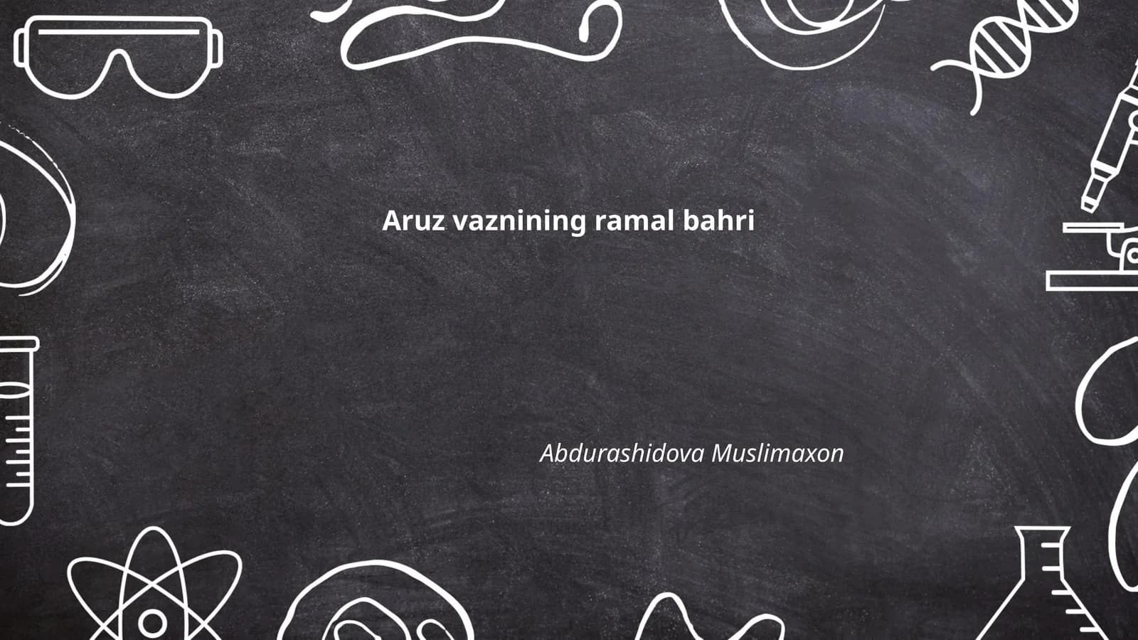 Aruz vaznining ramal bahri