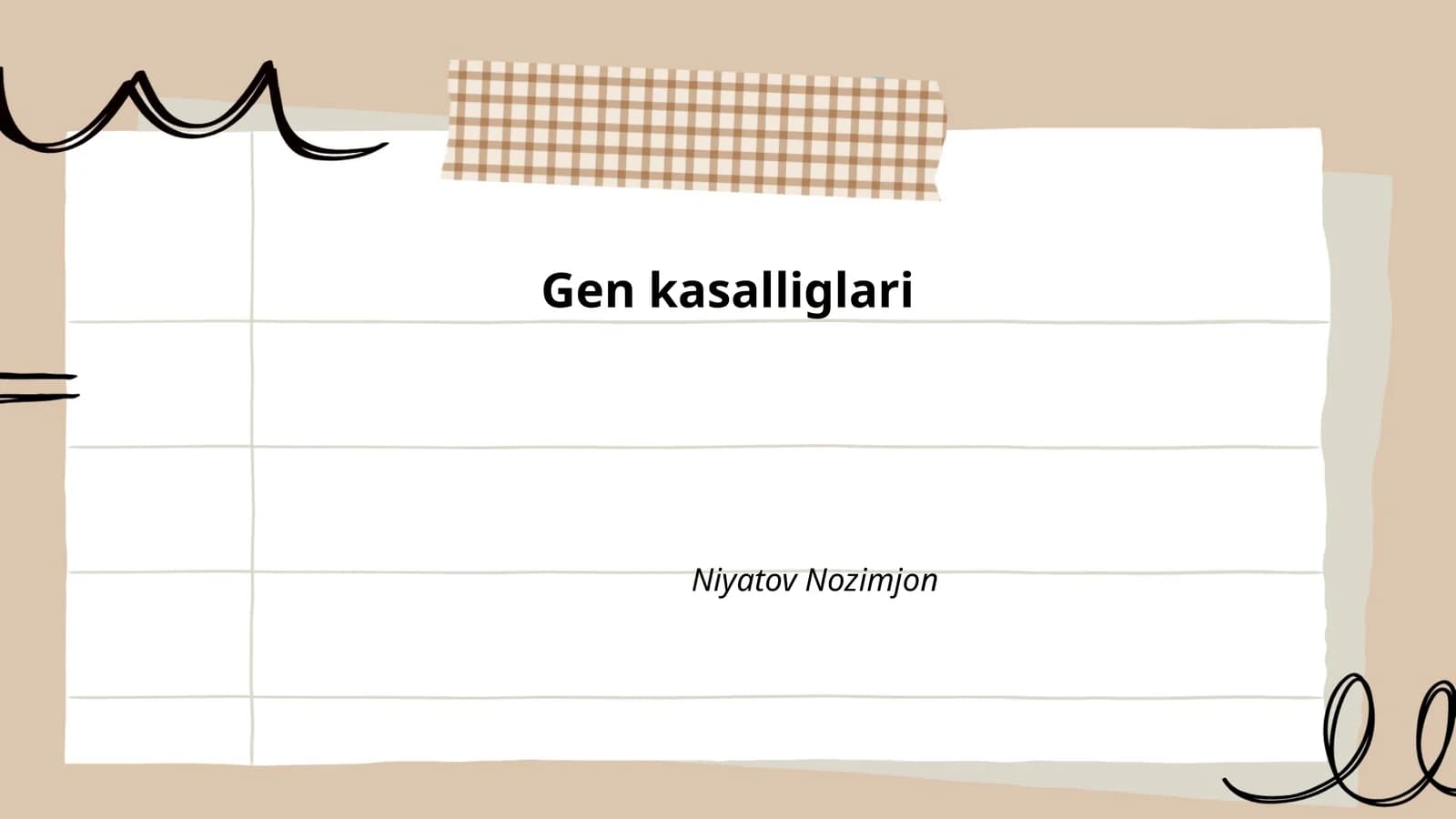 Gen kasalliglari