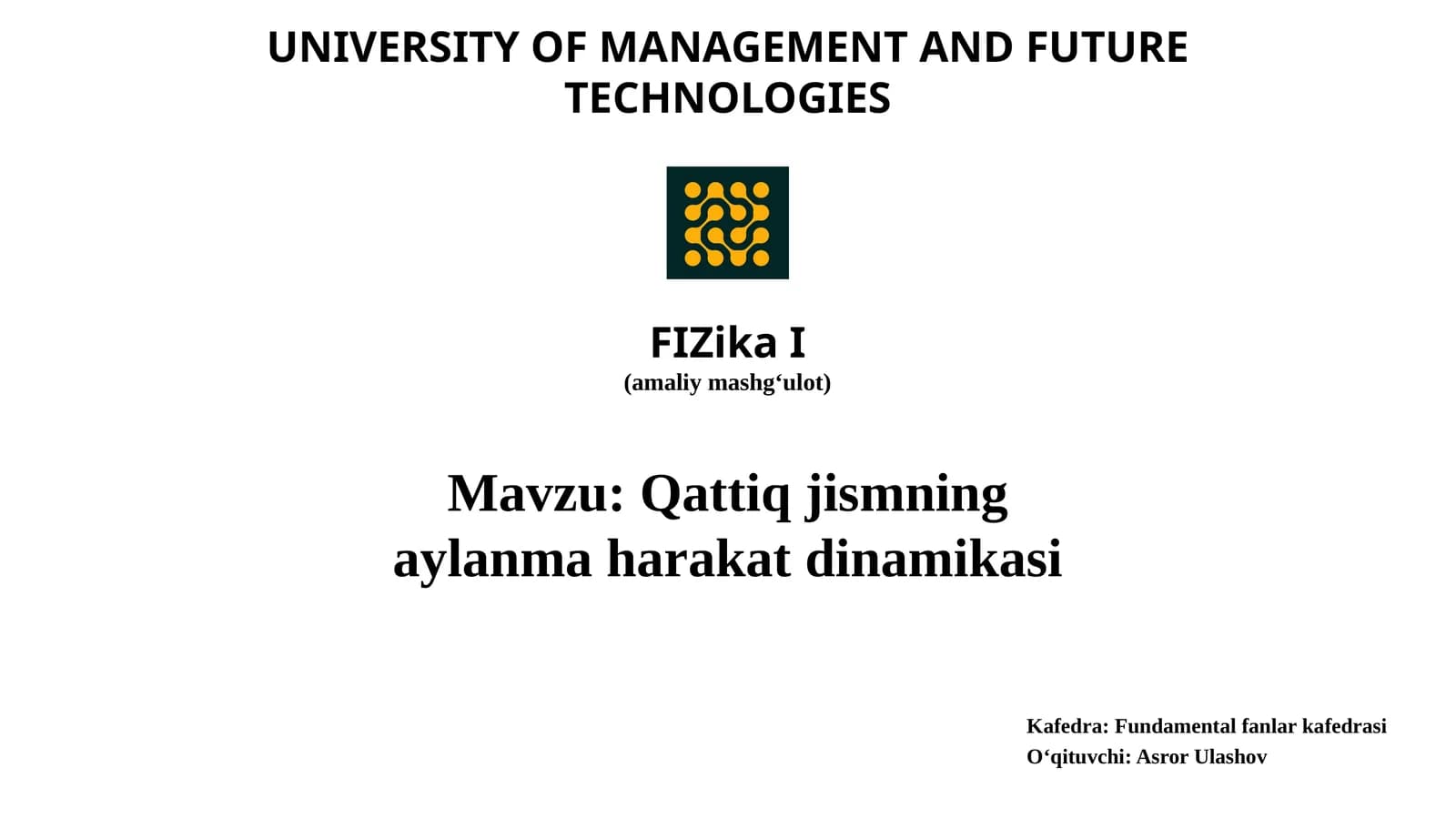 FIZikaI
