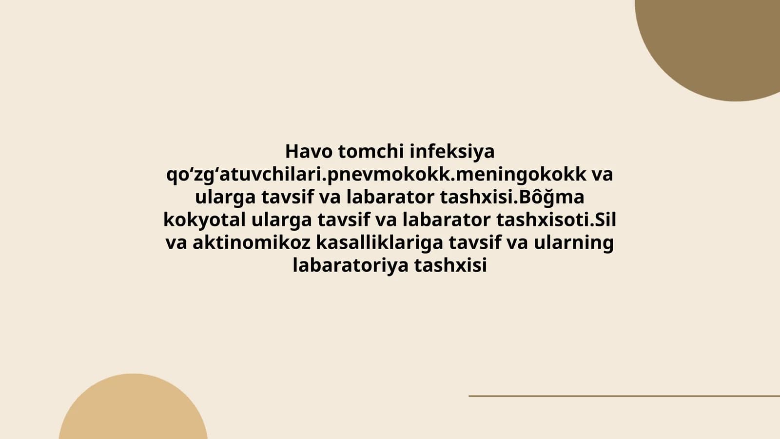 Havo tomchi infeksiya qoʻzgʻatuvchilari