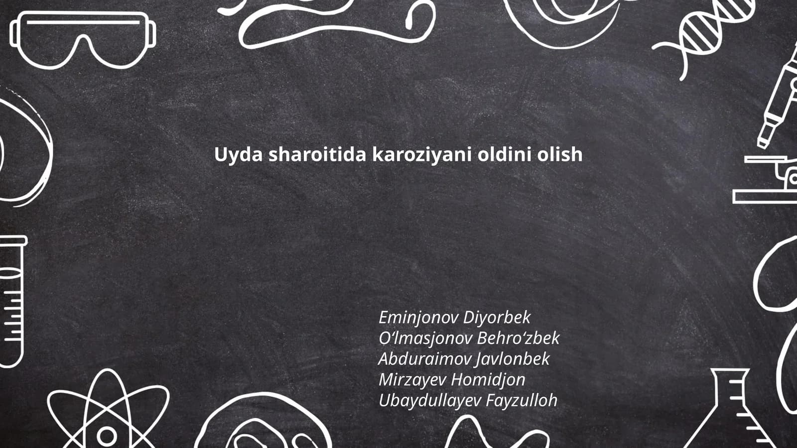 Uyda sharoitida karoziyani oldini olish