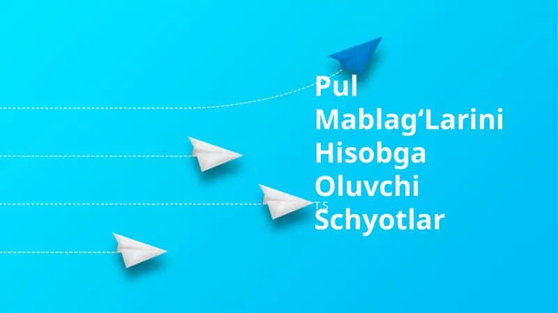 Naqd pul hisoblarining ahamiyati