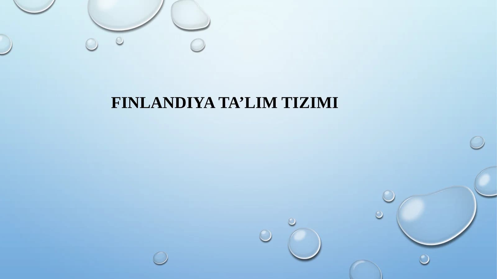 Finlandiya ta’lim tizimi  slayd