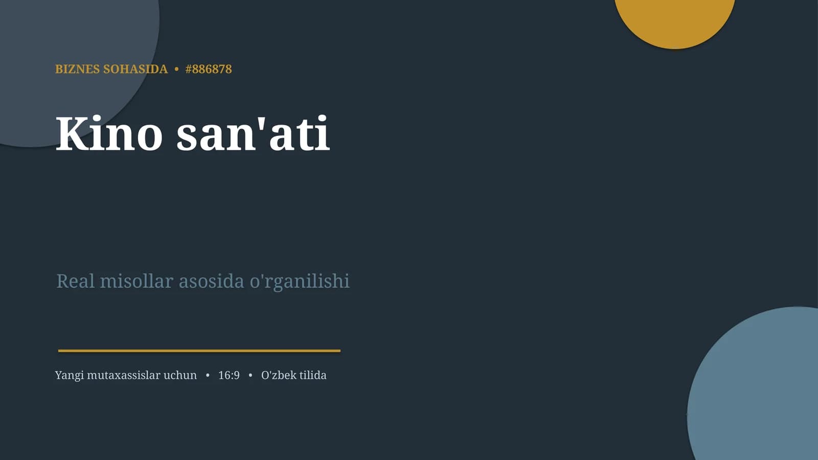 Kino san'ati
