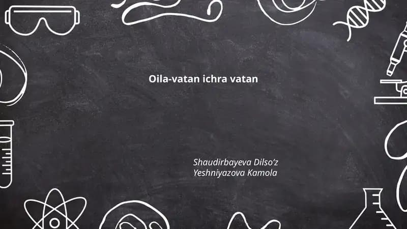 Oilа-vatаn ichrа vаtаn
