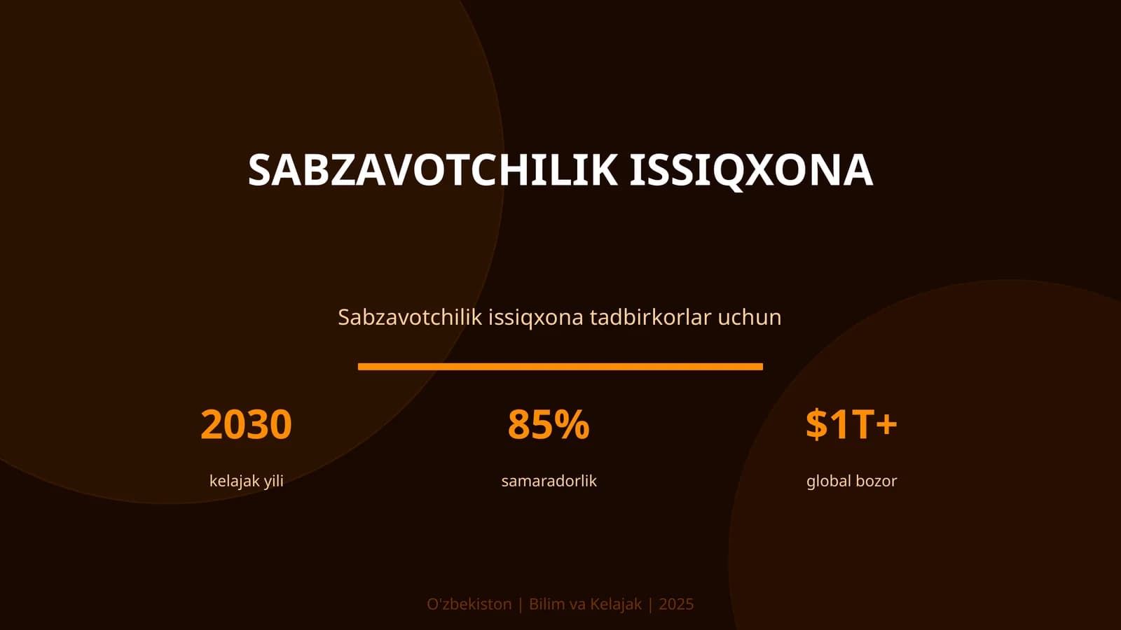 Sabzavotchilik issiqxona