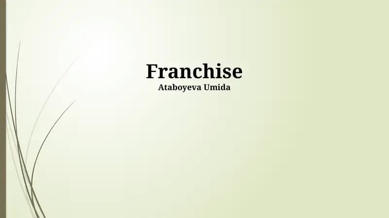 Franchise Fundamentals