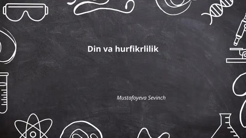 Din va hurfikrlilik