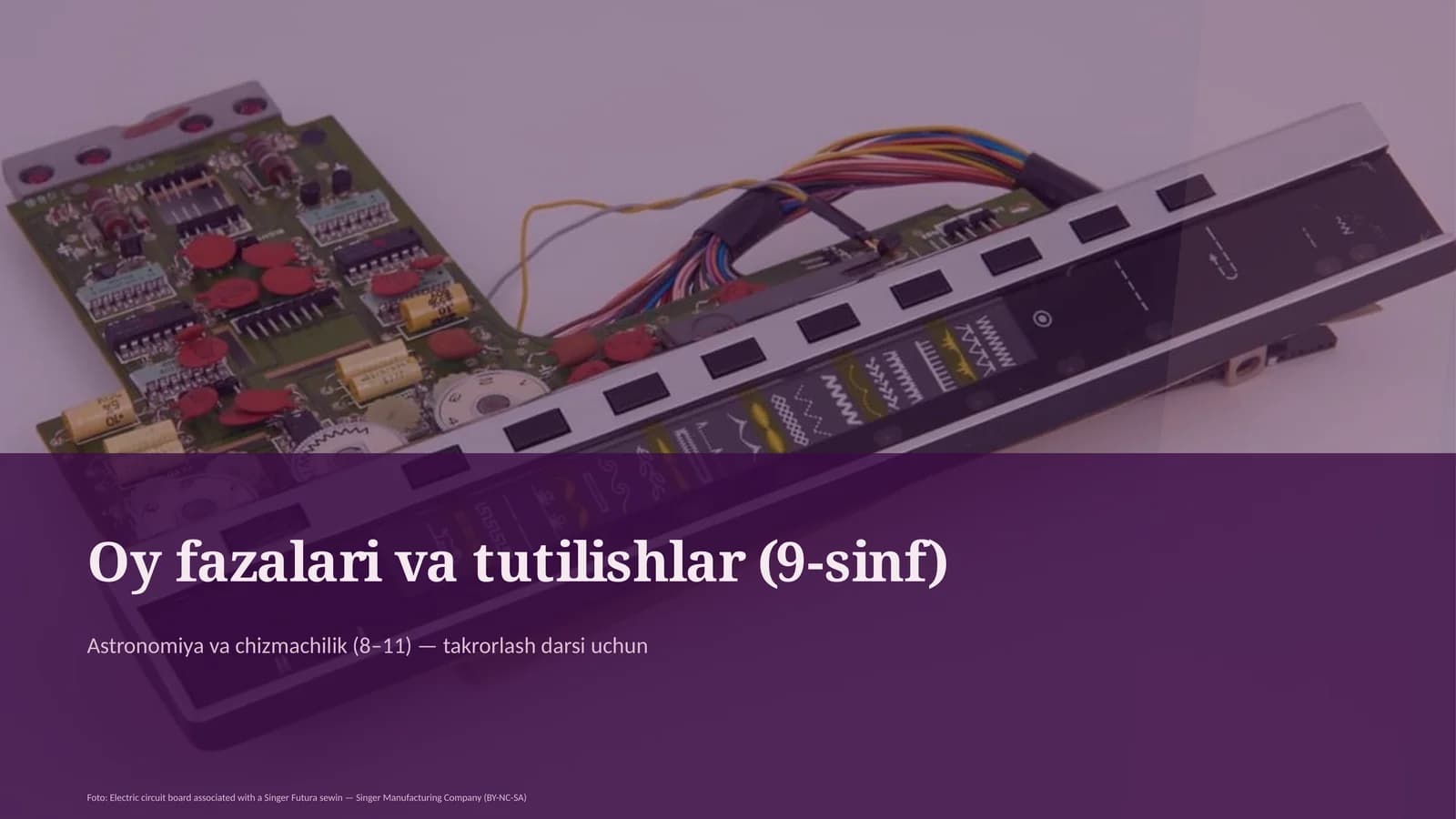 Oy fazalari va tutilishlar (9-sinf)