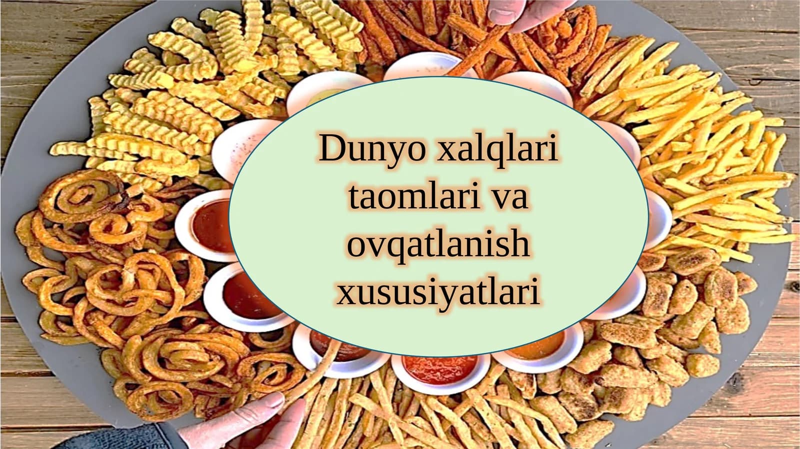 Dunyo xalqlari taomlari va ovqatlanish xususiyatlari