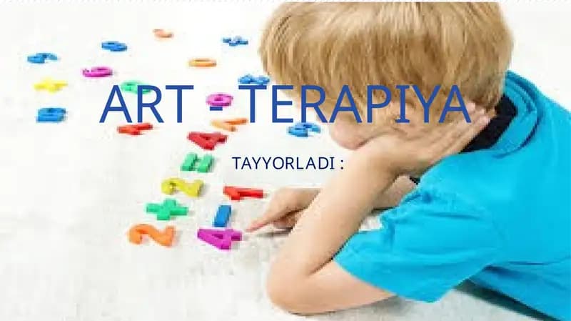 Art – terapevtik jarayon metodlari