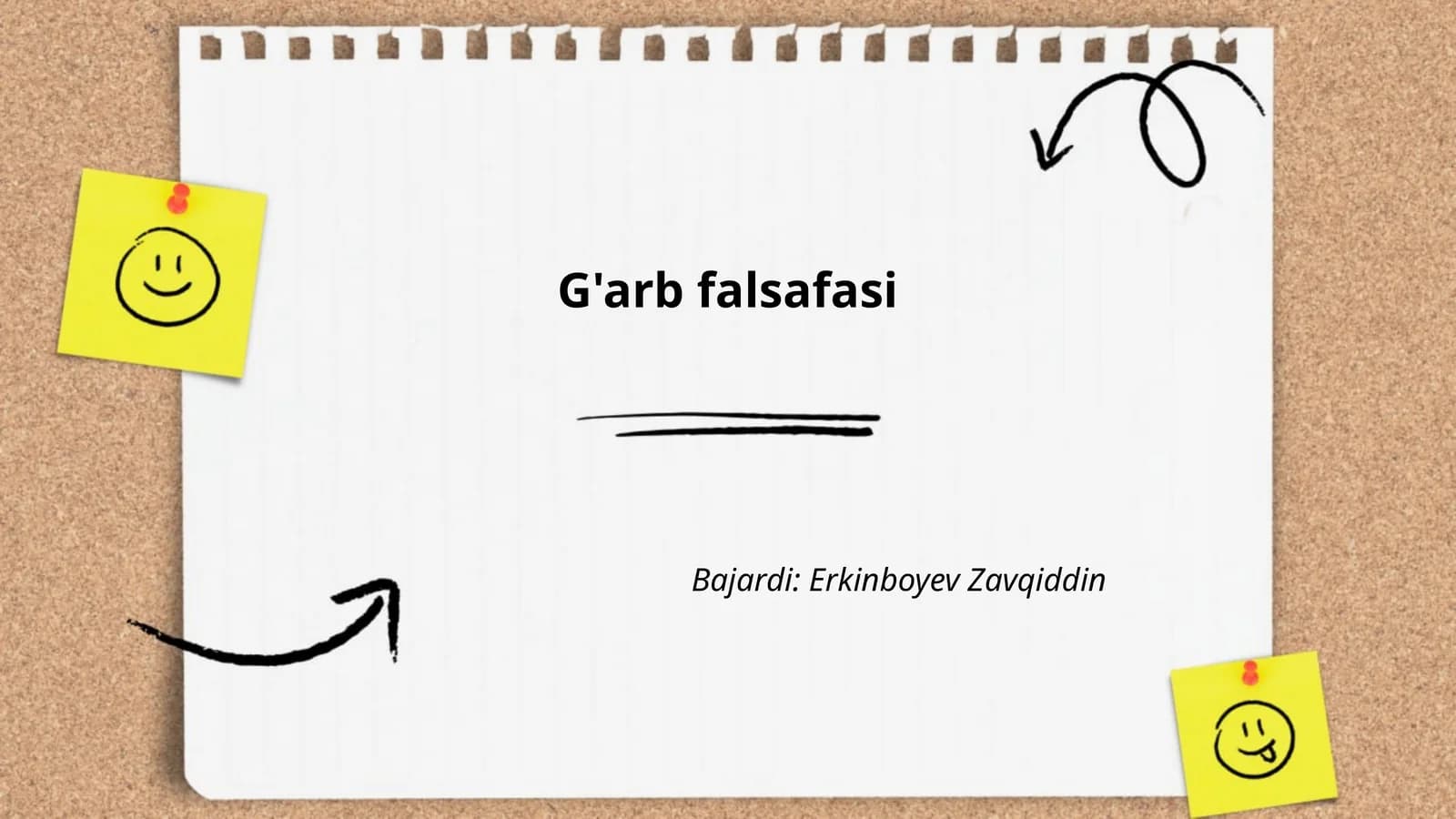 G'arb falsafasi