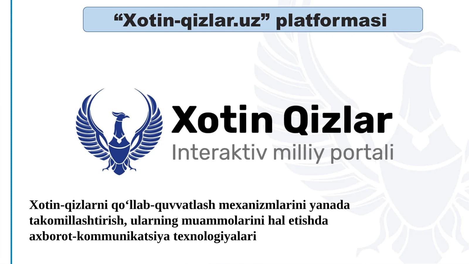 Xotin-qizlar.uz platformasi