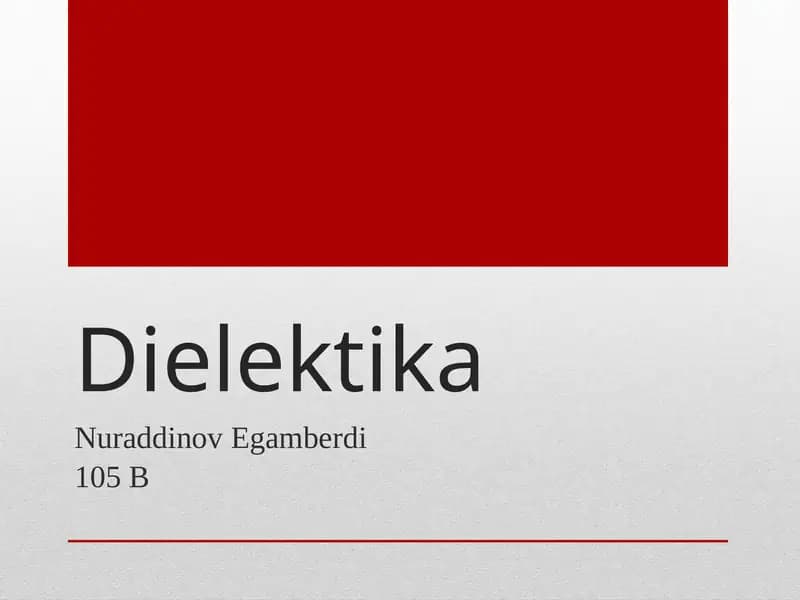 Dielektika