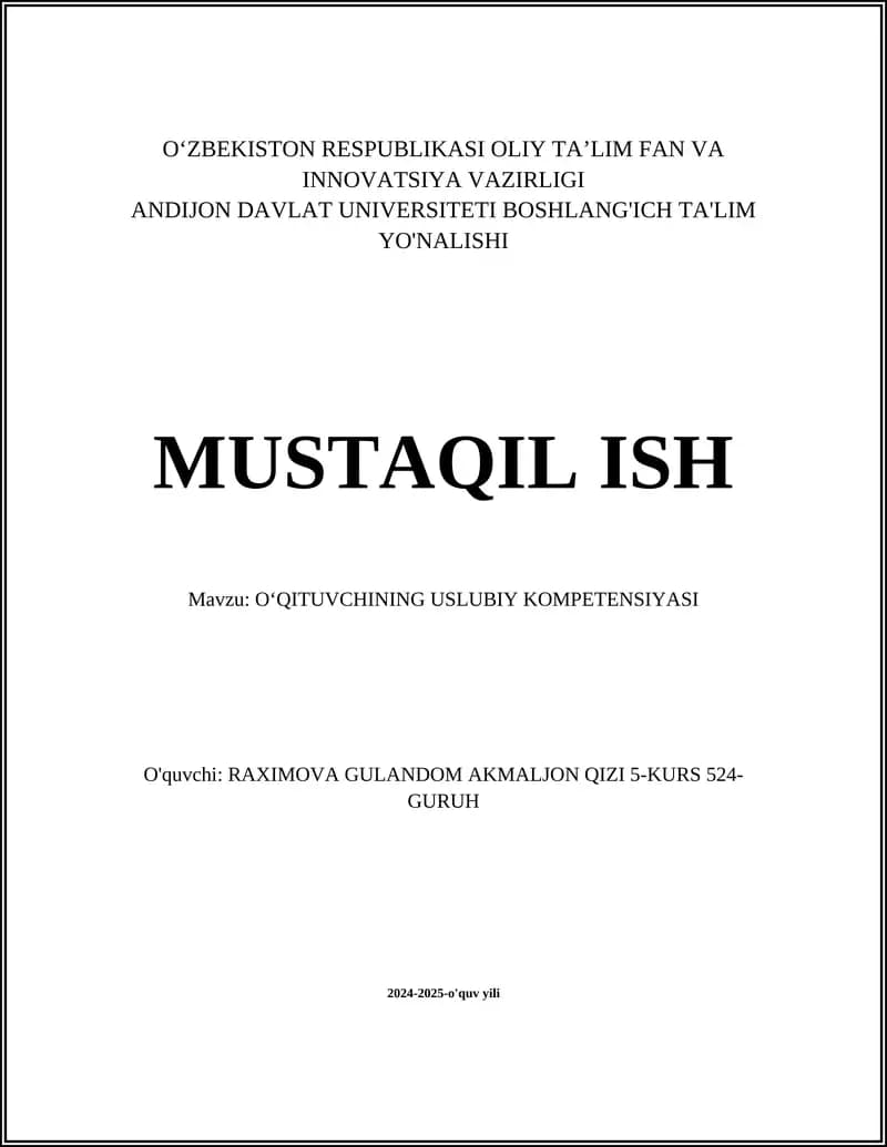 Pedagogik mahorat