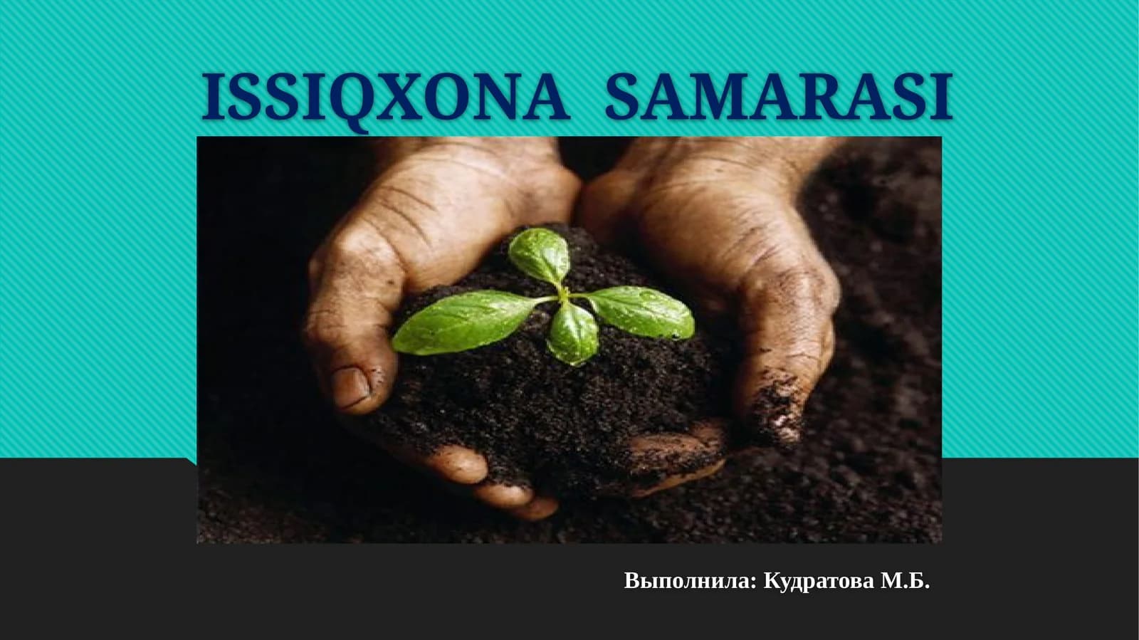 ISSIQXONA SAMARASI