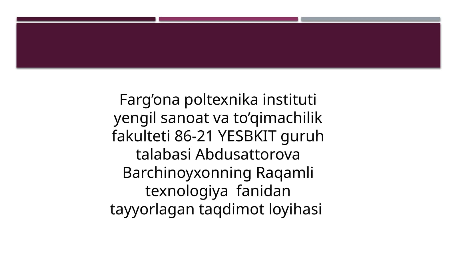 Mavzu: Raqamli iqtisodiyot hususiyatlari
