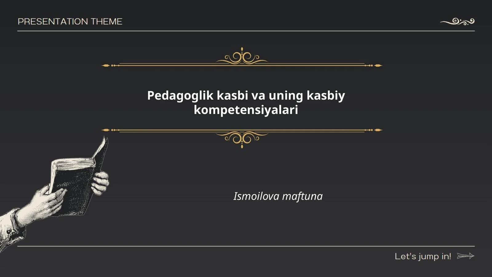 Pedagoglik kasbi va uning kasbiy kompetensiyalari