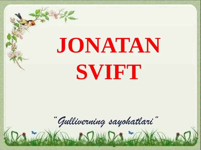 Gulliverningsayohatlari