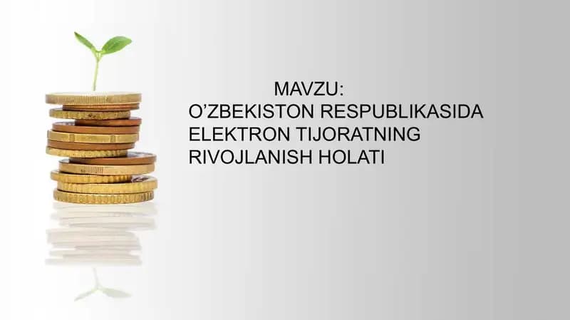 Elektrontijoratning rivojlanish holati