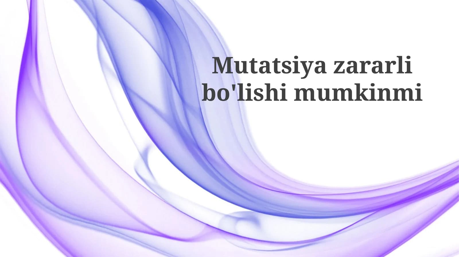 Mutatsiyalar va Kasalliklar