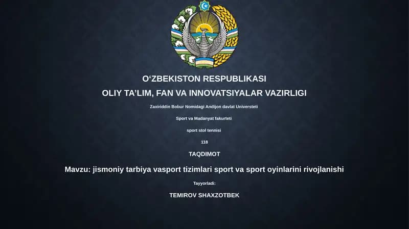 Sport stol tennisi