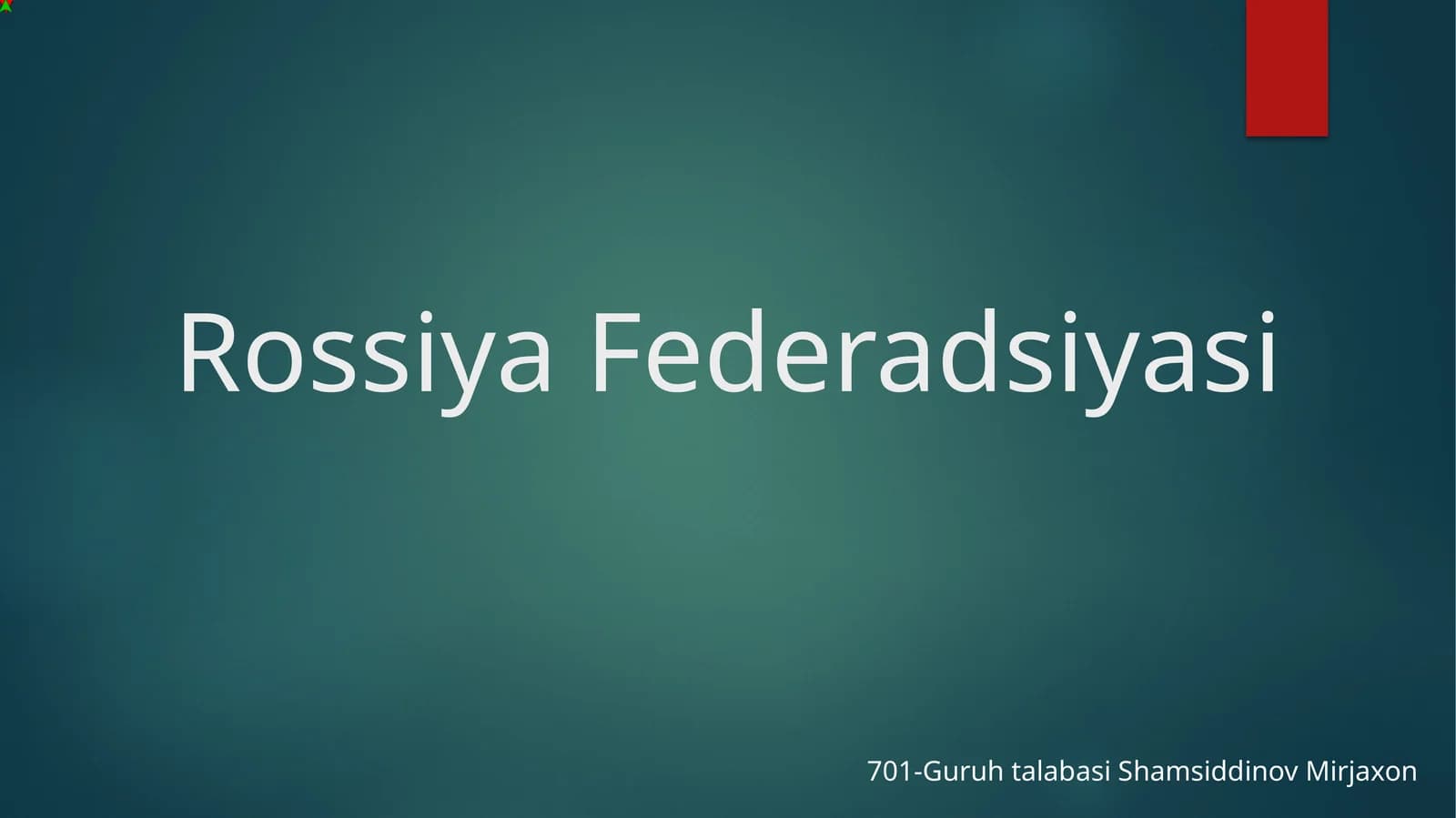 Rossiya Federadsiyasi