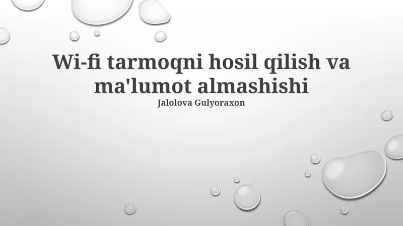Jalolova Gulyoraxon
