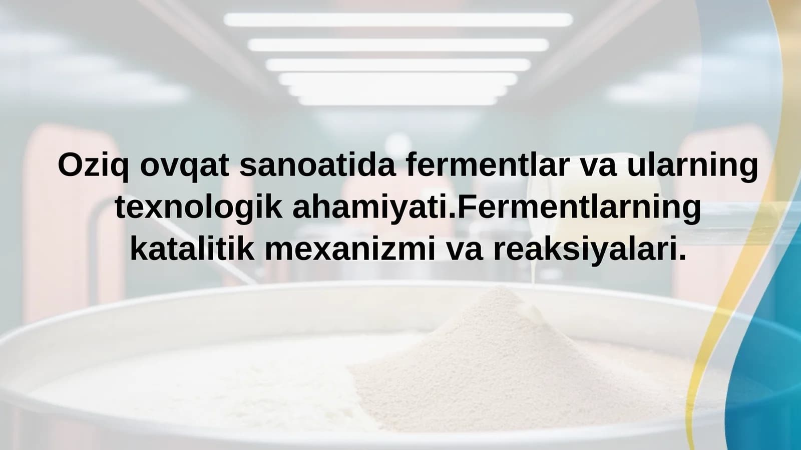 Fermentlar haqida umumiy ma'lumot