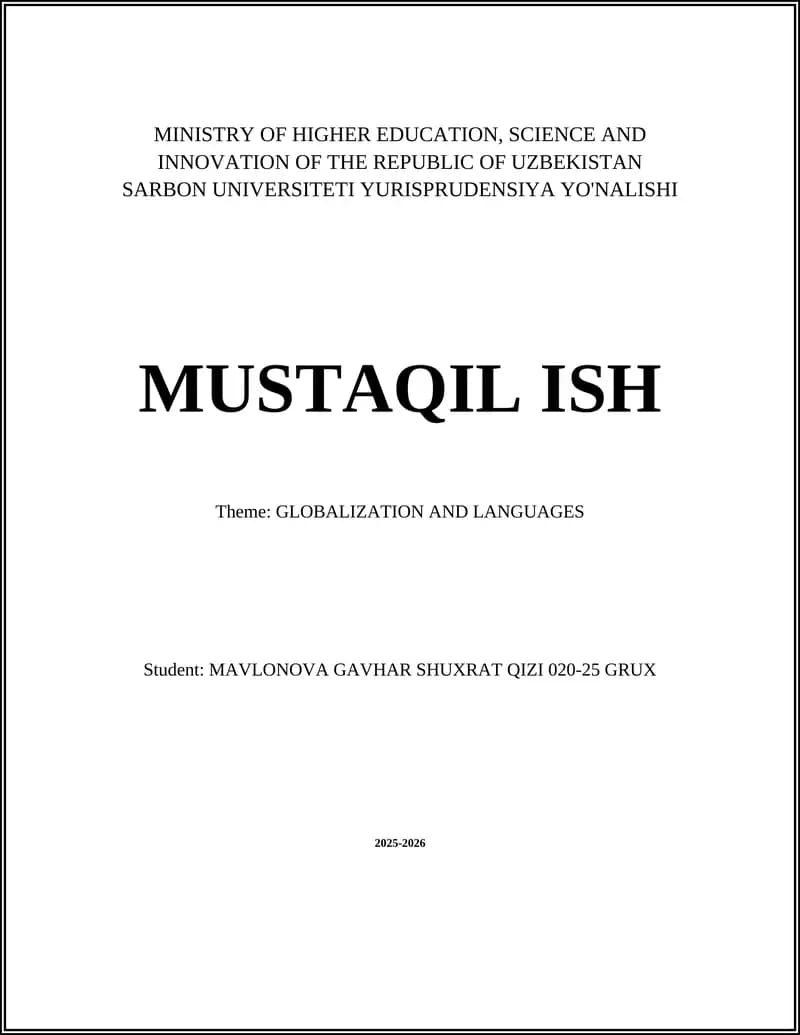 English as a Global Lingua Franca