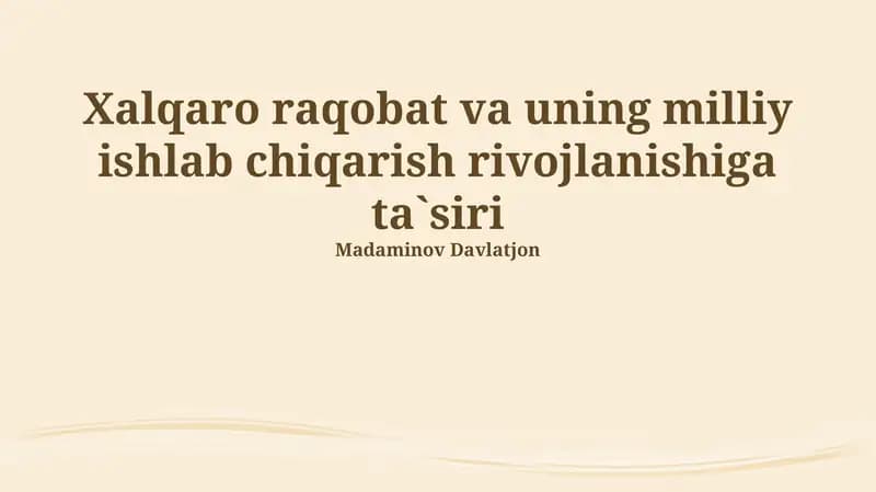 Loyihalarni moliyalashtirish manbalari