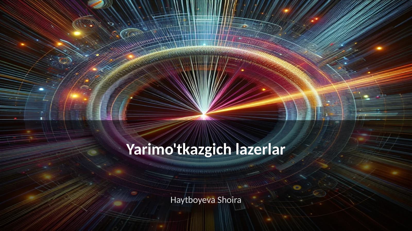Yarimo'tkazgich lazerlar