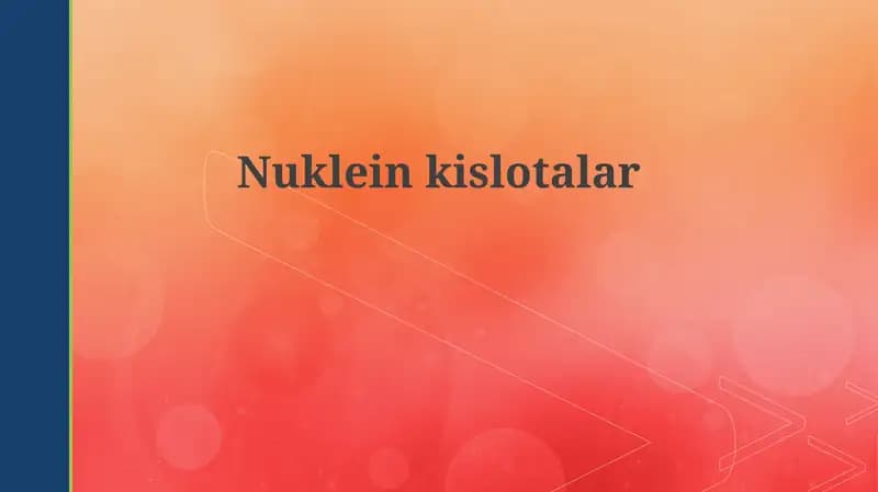 Nukleinkislotalar