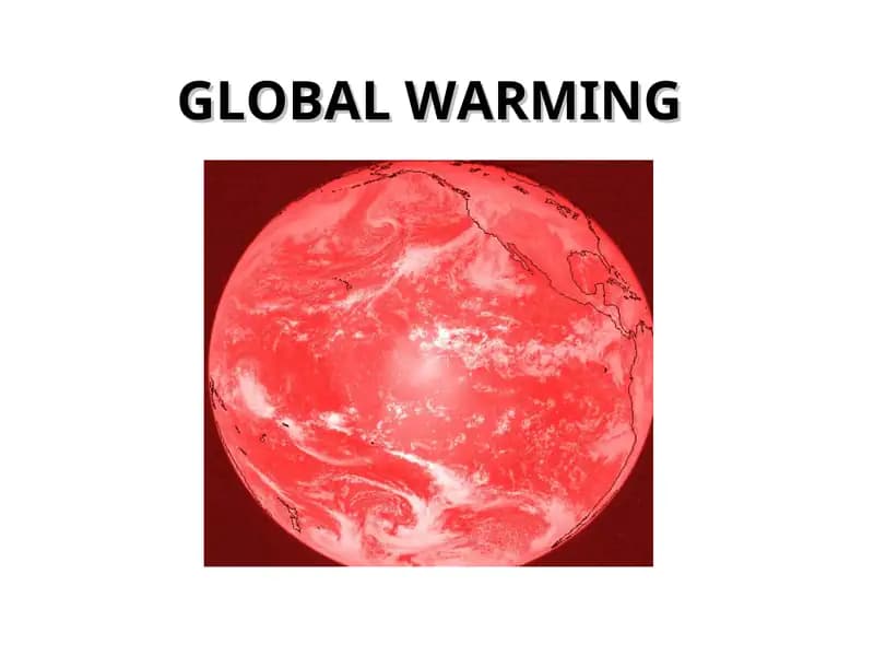 GLOBAL WARMING