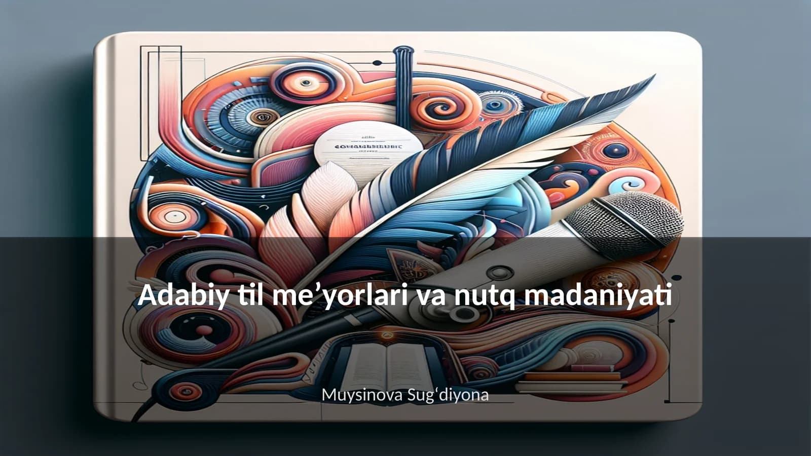 Adabiy til meʼyorlari va nutq madaniyati