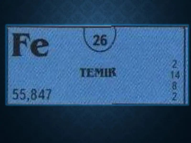 Temir Atomining Kimyoviy Xossalari