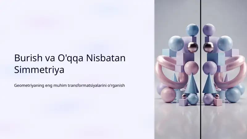 Burish va O'qqa Nisbatan Simmetriya