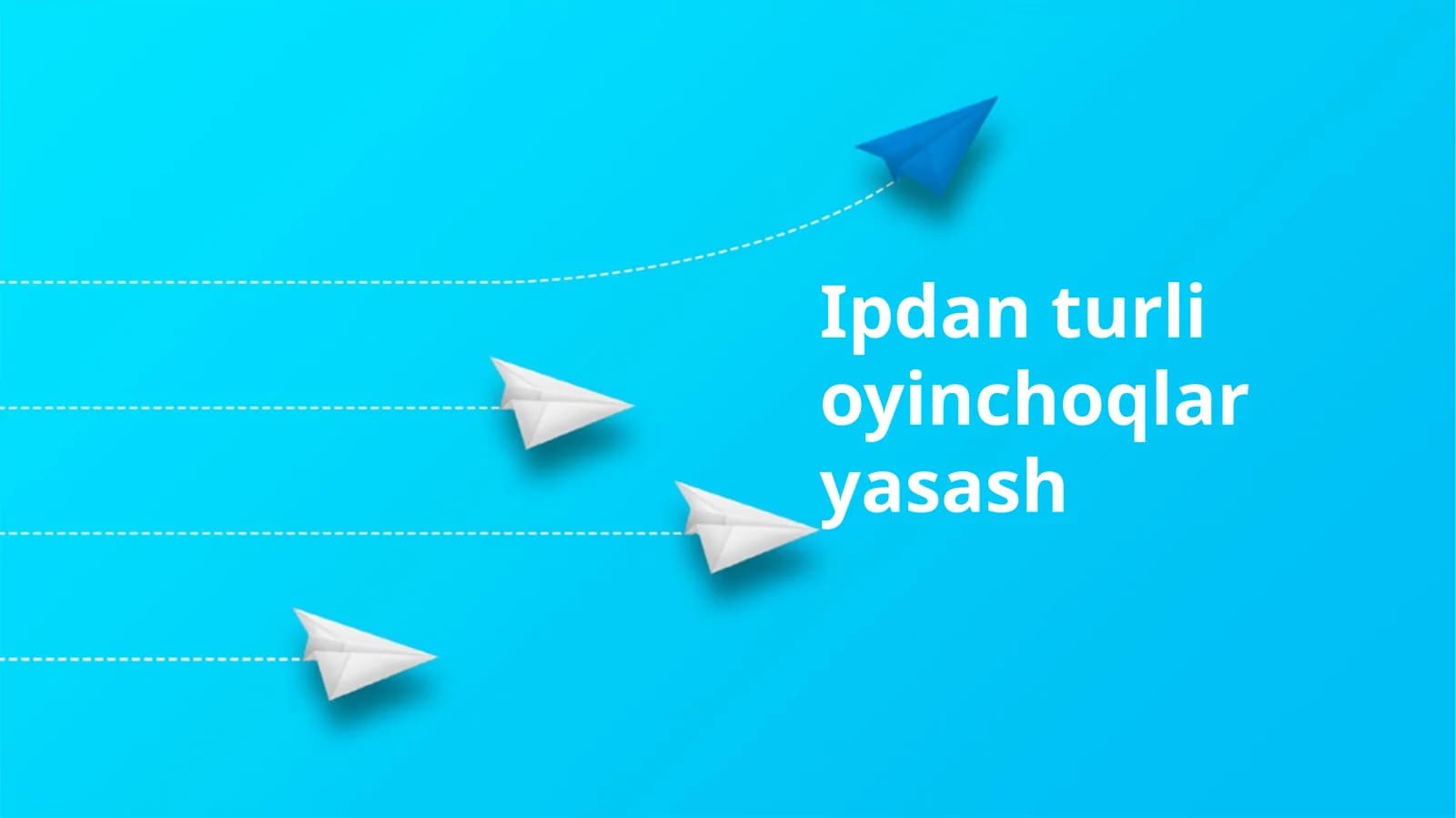 Ipdan turli oyinchoqlar yasash