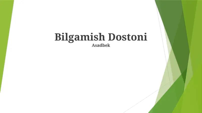 Bilgamish Dostoni