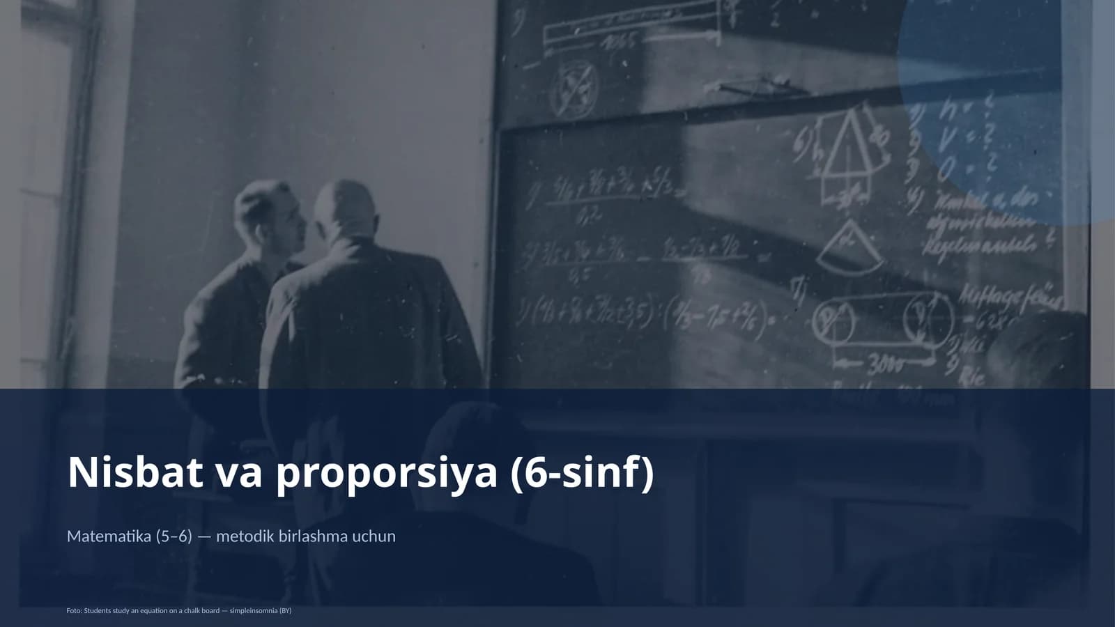 Nisbat va proporsiya (6-sinf)