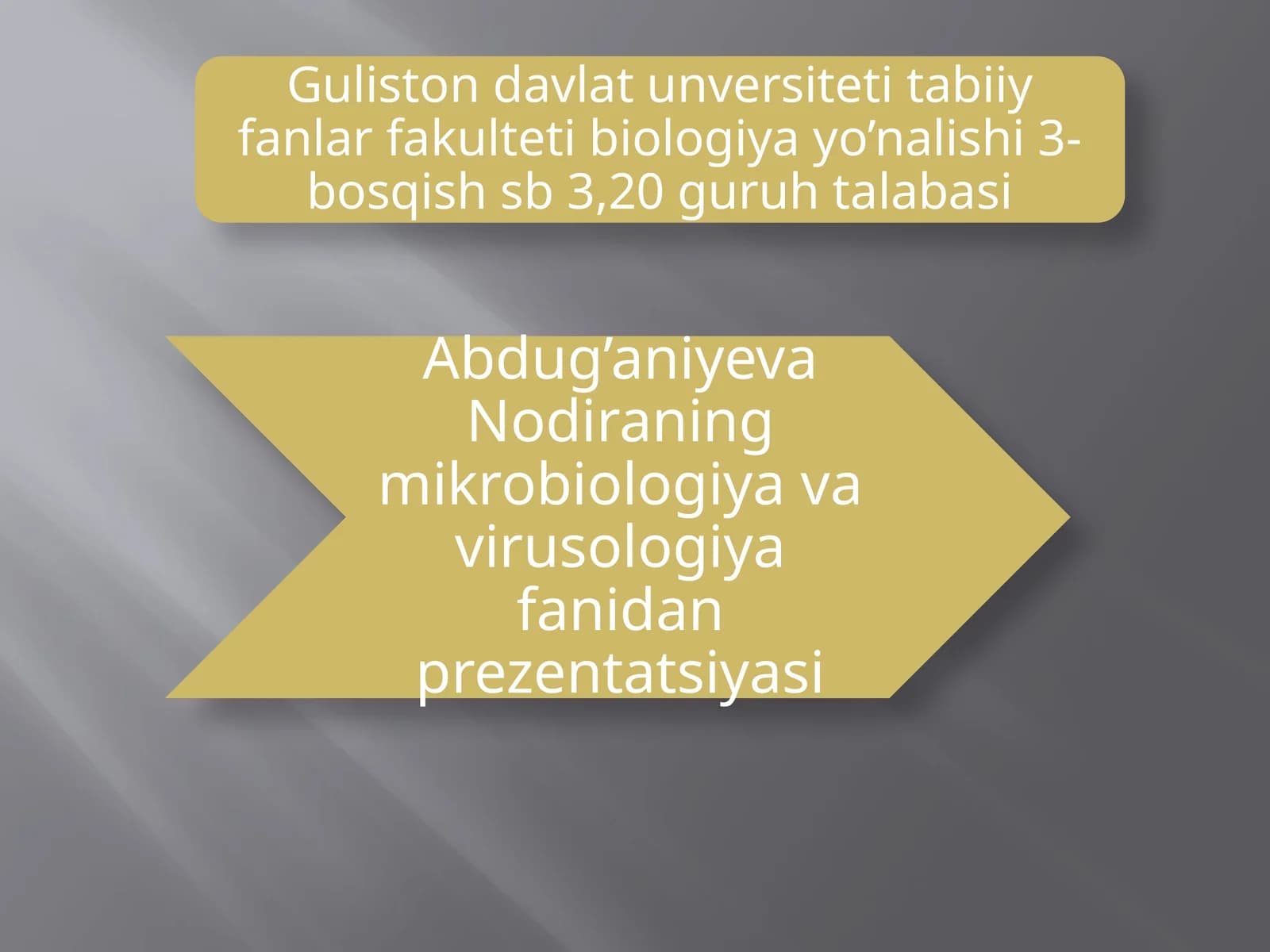 ВИРУСЛАРНИНГ КЛАССИФИКАЦИЯСИ